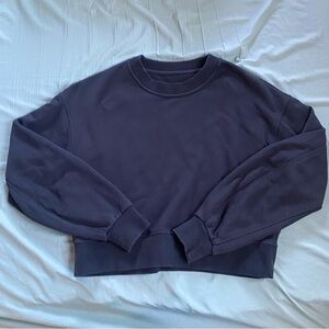 Lululemon Perfectly Oversized Cropped Crew French Terry